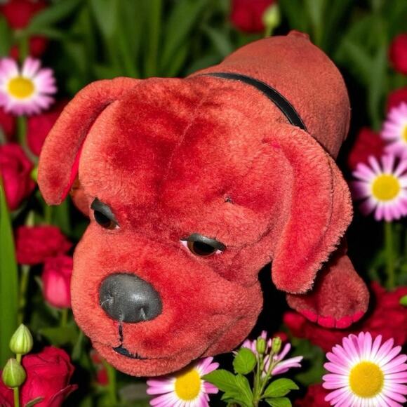 IKC Plush Dog Mastiff Dogue De Bordeaux French Red Kennel Pup 24K Polar Puff 16” - Picture 1 of 13